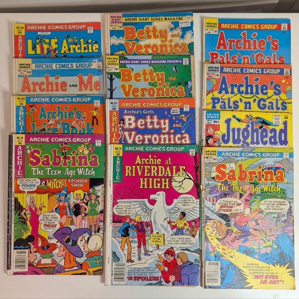 Vintage 1980's Archie Comics Collection Lot Of 12!